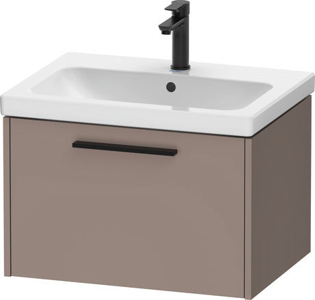 Duravit D-Code wall mounted vanity unit 650, 1 pull out compartment