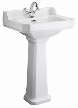 Fitzroy 1 tap hole 560 basin and pedestal