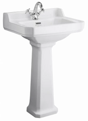 Fitzroy 1 tap hole 560 basin and pedestal