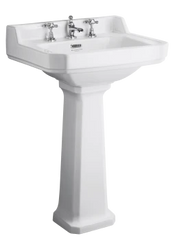 Fitzroy 3 tap hole 560 basin and pedestal