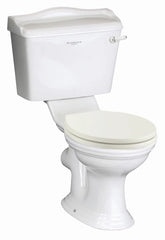 Porchester close coupled wc cream seat