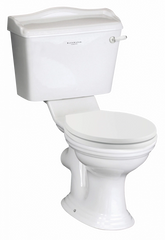 Porchester close coupled wc white seat