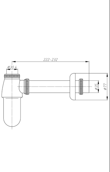 bottle trap line drawing