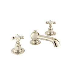 Vado Booth & Co. Axbridge Cross 3 Hole Basin Mixer with Pop Up Waste