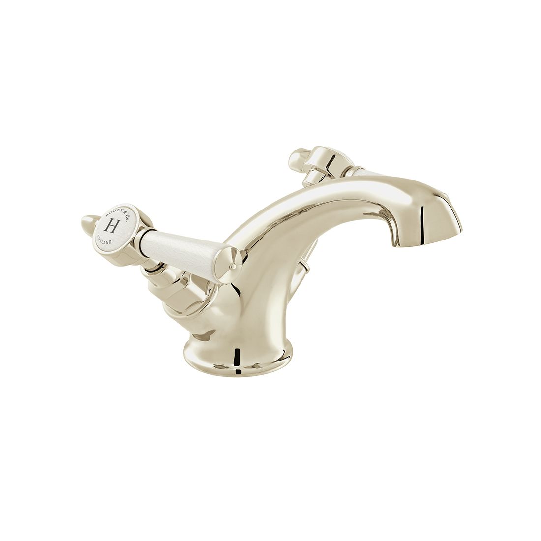 Vado Booth & Co. Axbridge Lever Mono Basin Mixer No Waste
