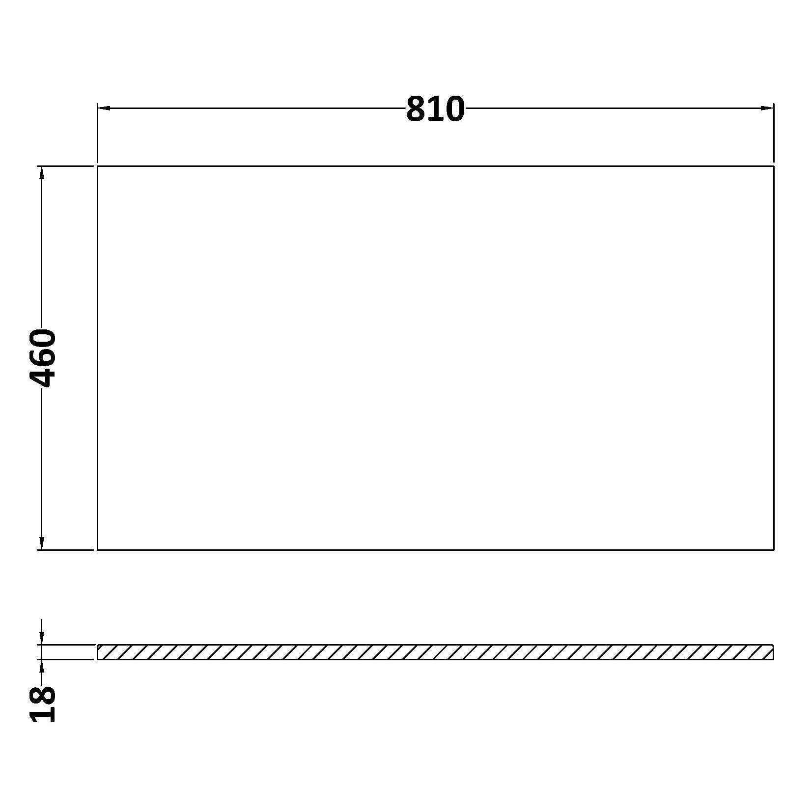 800 worktop dimensions