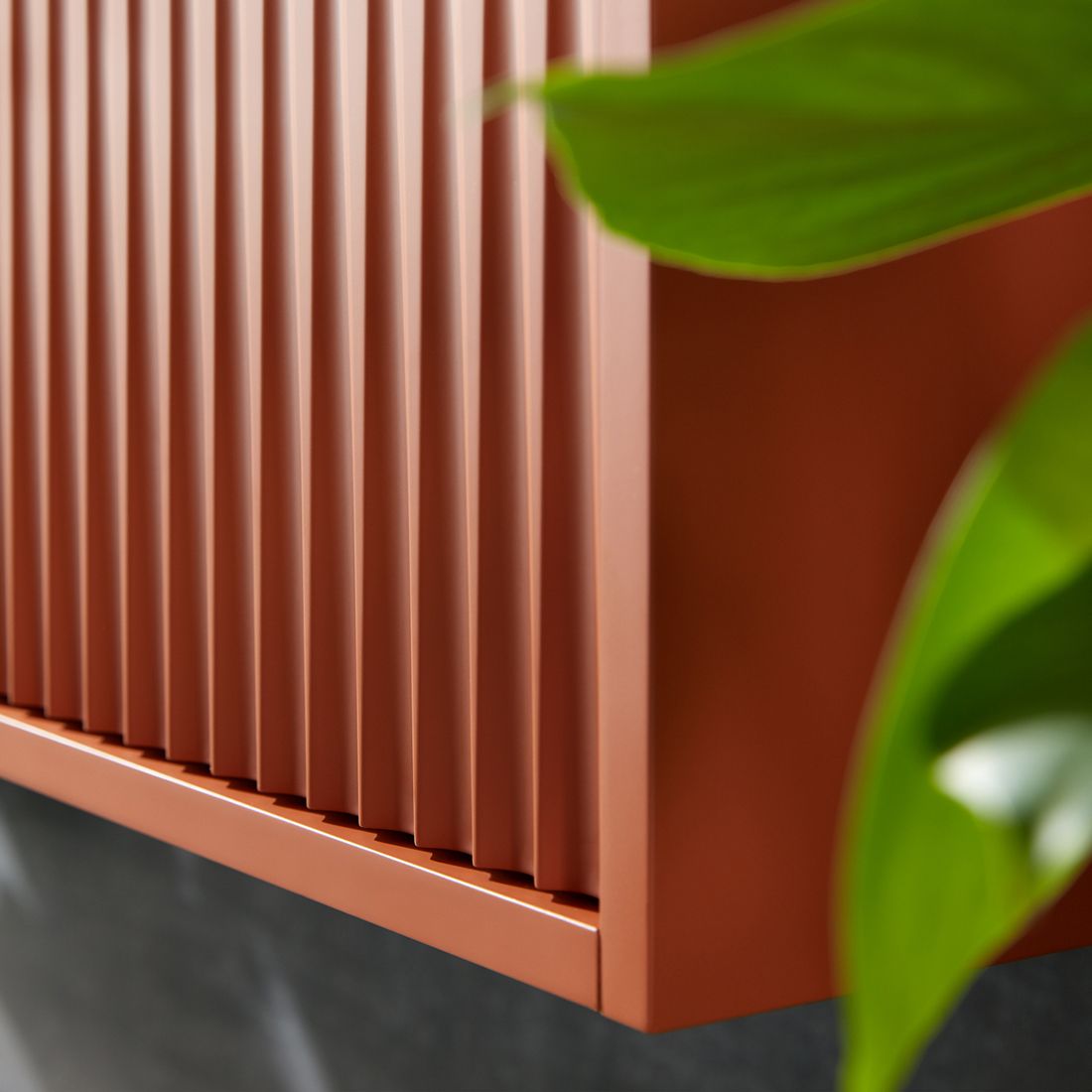 Vado Safari Fluted Wall Mounted 800mm Vanity Unit