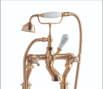 Victrion Crosshead Deck Mounted Bath Shower Mixer