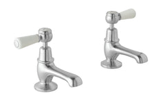 Victrion Lever Basin Pillar Taps