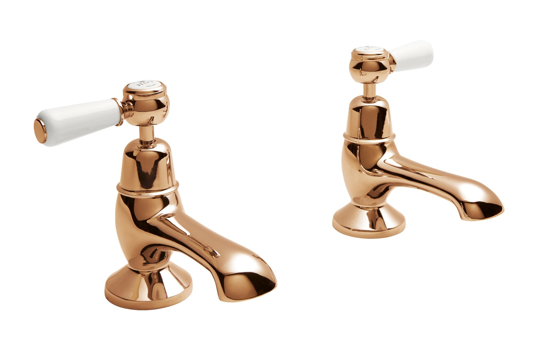 Victrion Lever Bath Pillar Taps