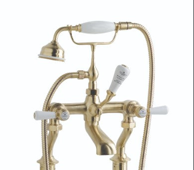 Victrion Lever Deck Mounted Bath Shower Mixer
