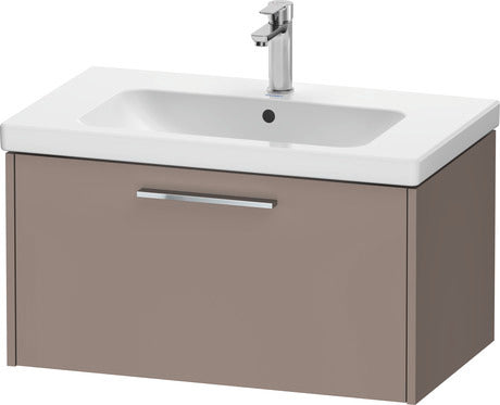 Duravit D-Code wall mounted vanity unit 800, 1 pull out compartment