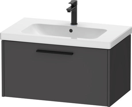 Duravit D-Code wall mounted vanity unit 800, 1 pull out compartment