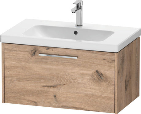 Duravit D-Code wall mounted vanity unit 800, 1 pull out compartment