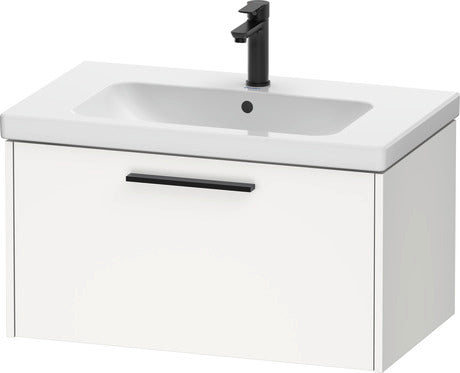 Duravit D-Code wall mounted vanity unit 800, 1 pull out compartment