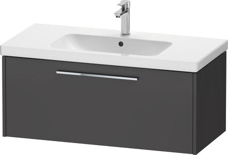 Duravit D-Code wall mounted vanity unit 1000, 1 pull out compartment