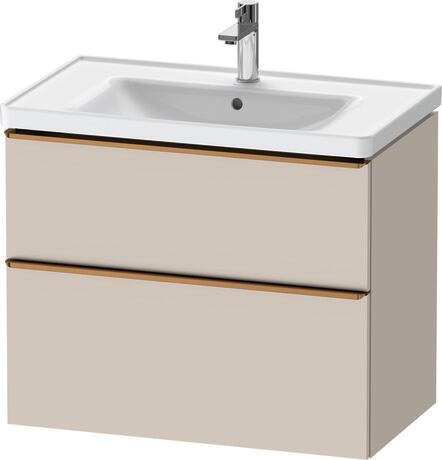 Duravit D-Neo 800 Wall-Mounted Vanity Unit Double Drawer