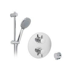 Vado DX Celsius Round 1 Outlet Thermostatic Shower Set