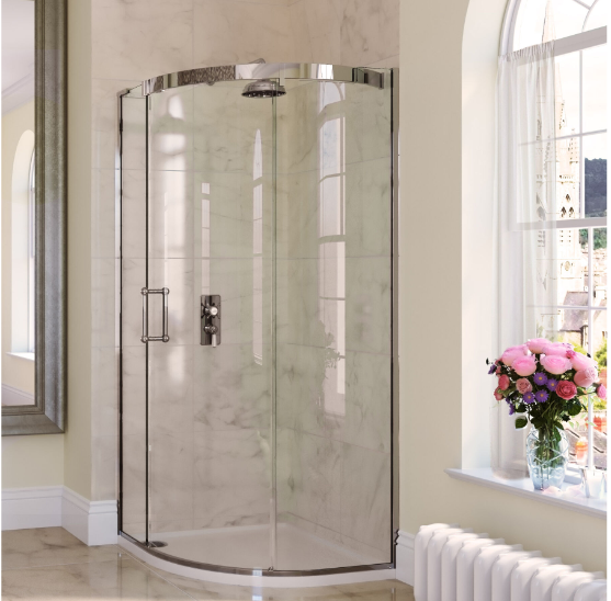 Matki Eauzone Curved Corner Shower Enclosure