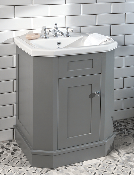 Silverdale Empire 700mm Cabinet with 700mm Inset Basin