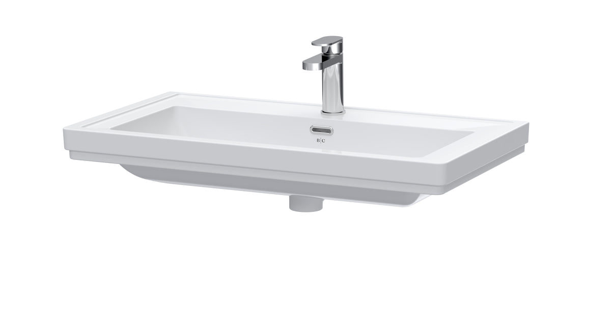 BC Designs Classic Fireclay Basin 800mm