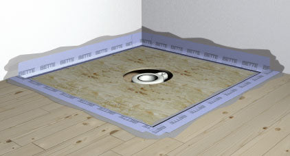 Bette sealing system wooden floor