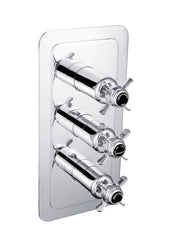 JTP Grosvenor Pinch Thermostatic 3 Outlet  Shower Valve