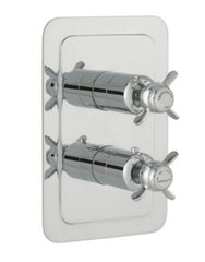 JTP Grosvenor Pinch Thermostatic 2 Outlet Shower Valve