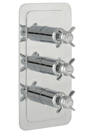 JTP Grosvenor Pinch Thermostatic 3 Outlet  Shower Valve