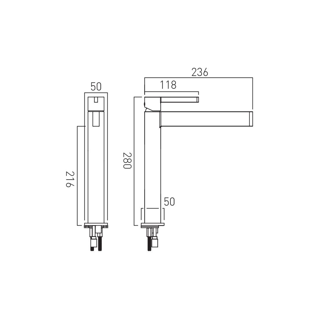 Vado Individual Edit Tall Basin Mixer