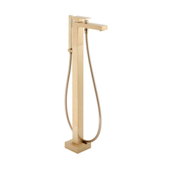 Brushed Gold Notion Floor standing bath shower mixer