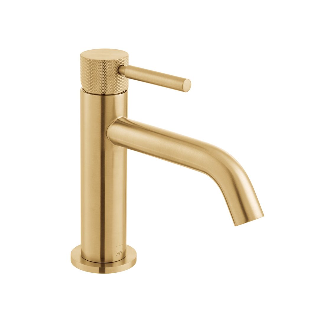 Vado Individual Knurled Accents mono basin mixer tap