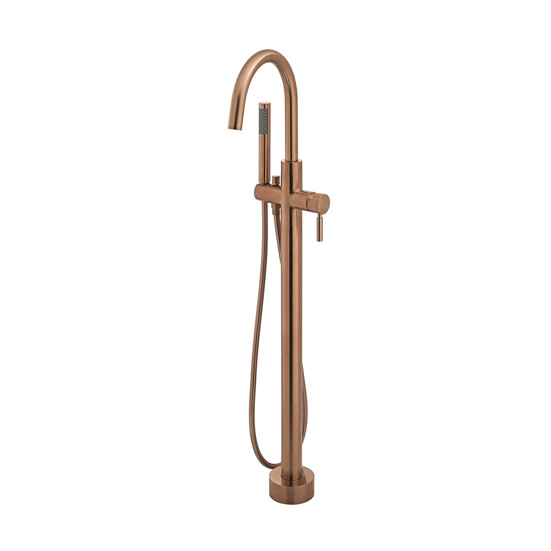 Brushed Bronze Origins floor standing bath shower mixer