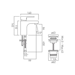 Vado Life Mono Basin Mixer