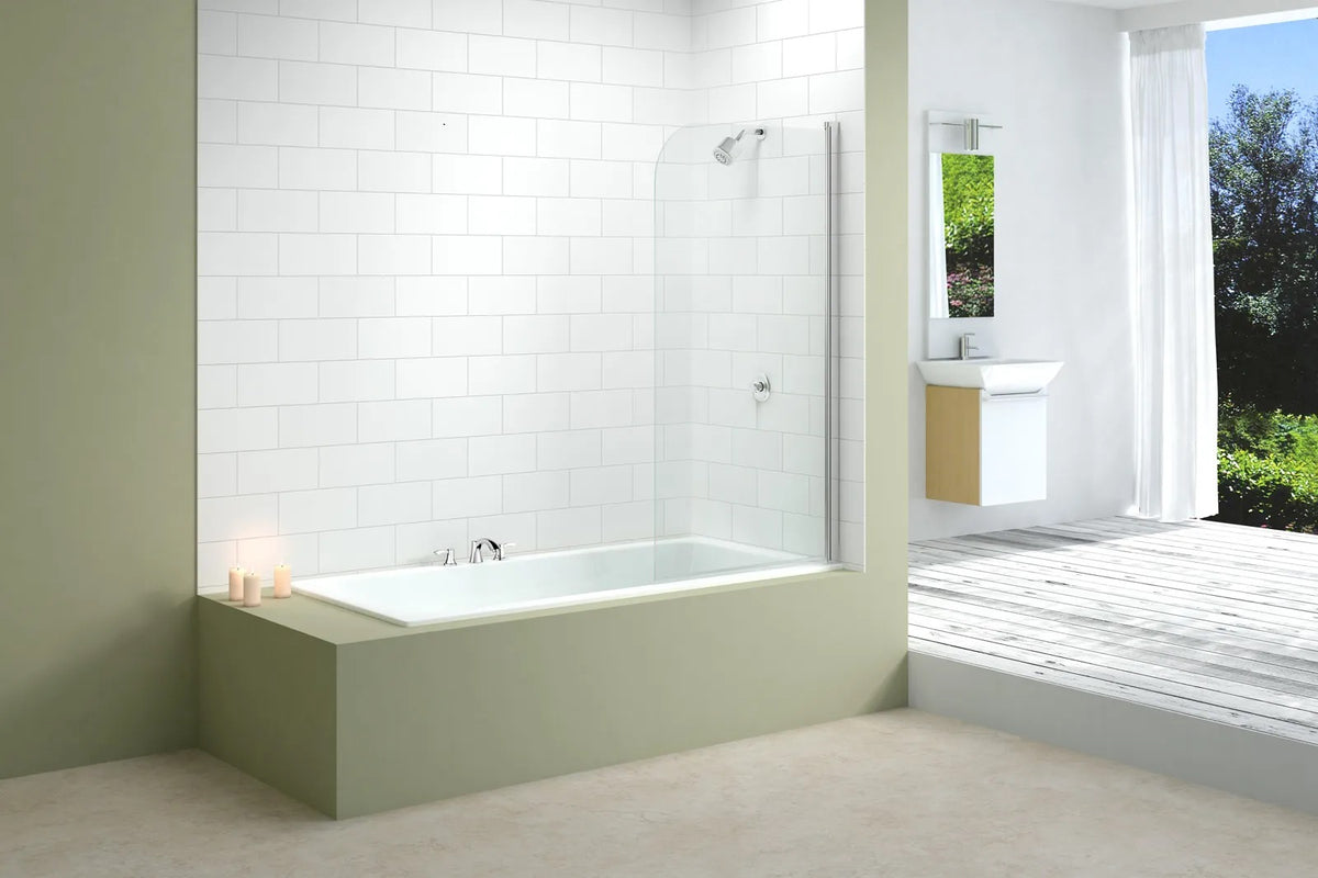 Merlyn Single Curved Bath Screen