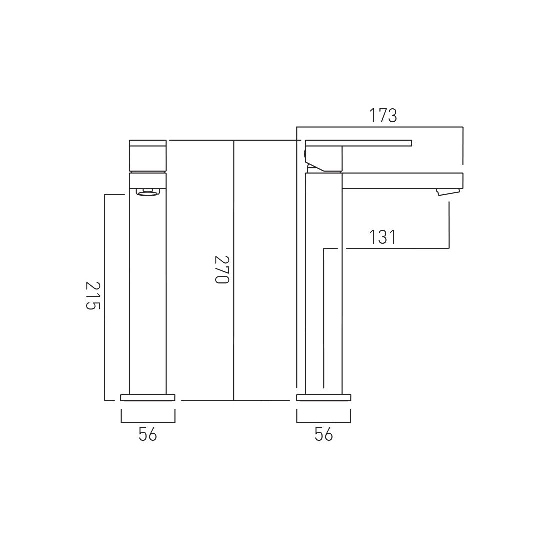 Vado Notion Tall Mono Basin Mixer