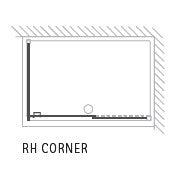 Matki Radiance Slider Corner - Integrated Tray