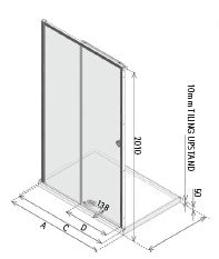 Matki Radiance Slider - Integrated Tray