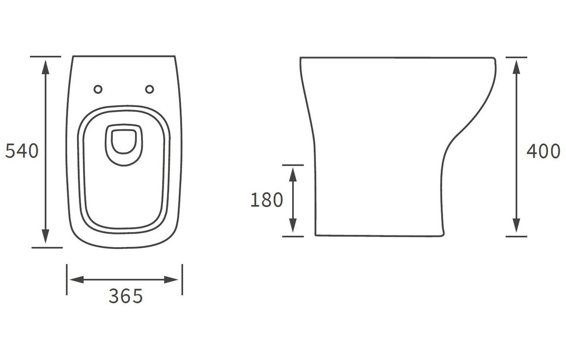 padfield back to wall wc drawing