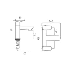 Vado Photon Bath Filler Tap