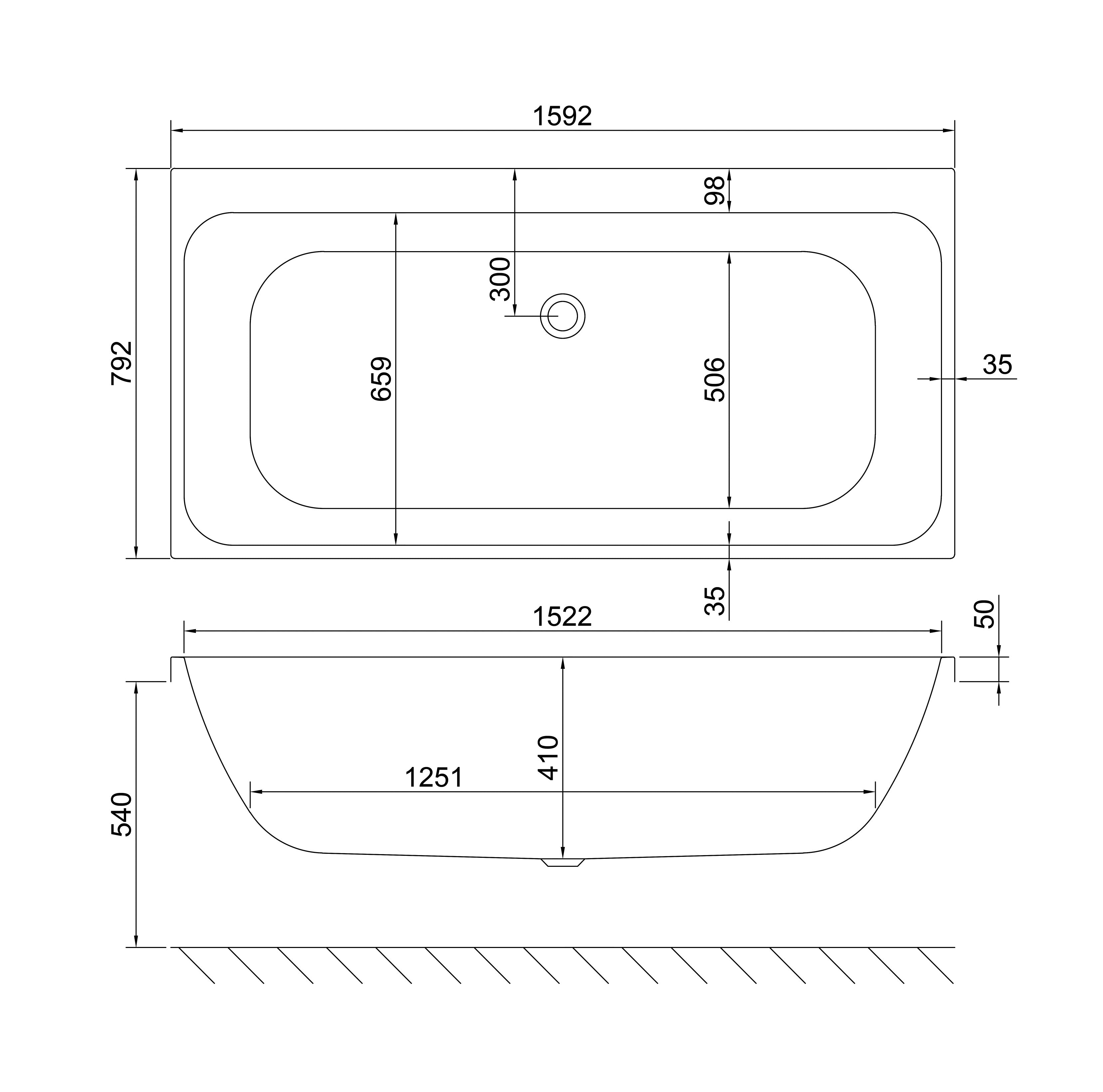 profile double ended diagram 1600