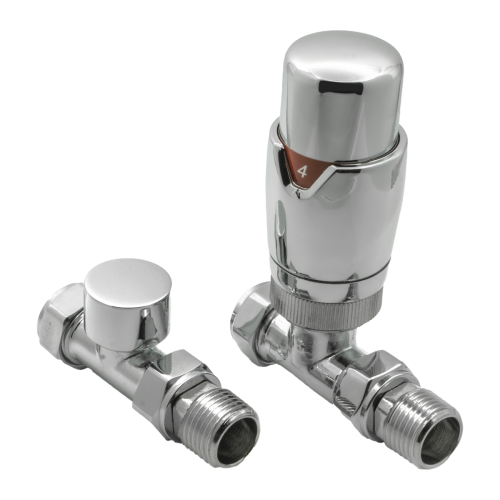 Reina Modal TRV Straight Radiator Valves