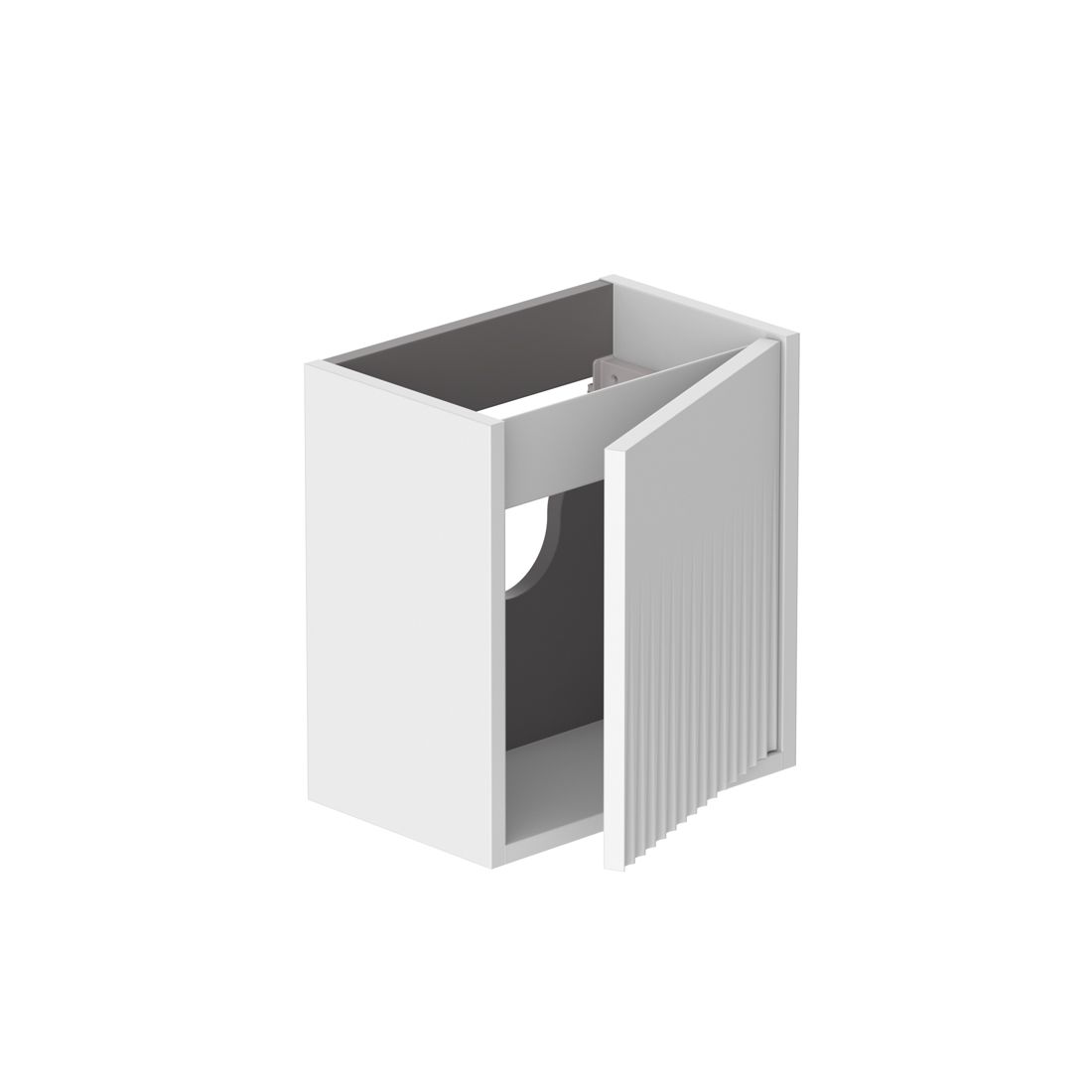 Vado Safari Fluted Wall Mounted Cloakroom Unit