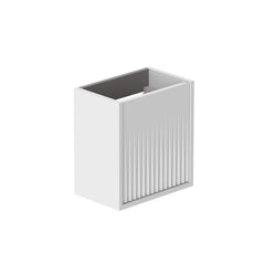 Vado Safari Fluted Wall Mounted Cloakroom Unit