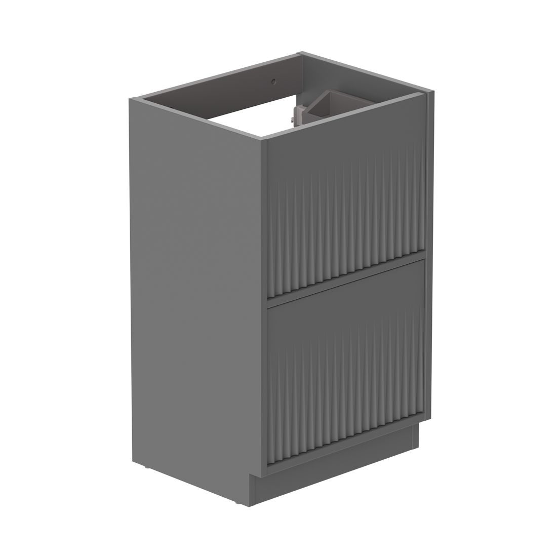 Vado Safari Fluted Floor Mounted 500mm Vanity Unit