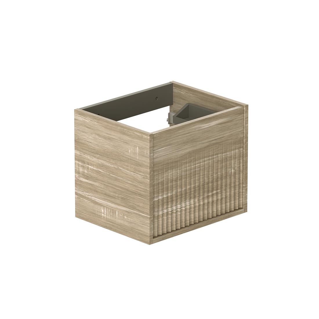 Vado Safari Fluted Wall Mounted 500mm Vanity Unit