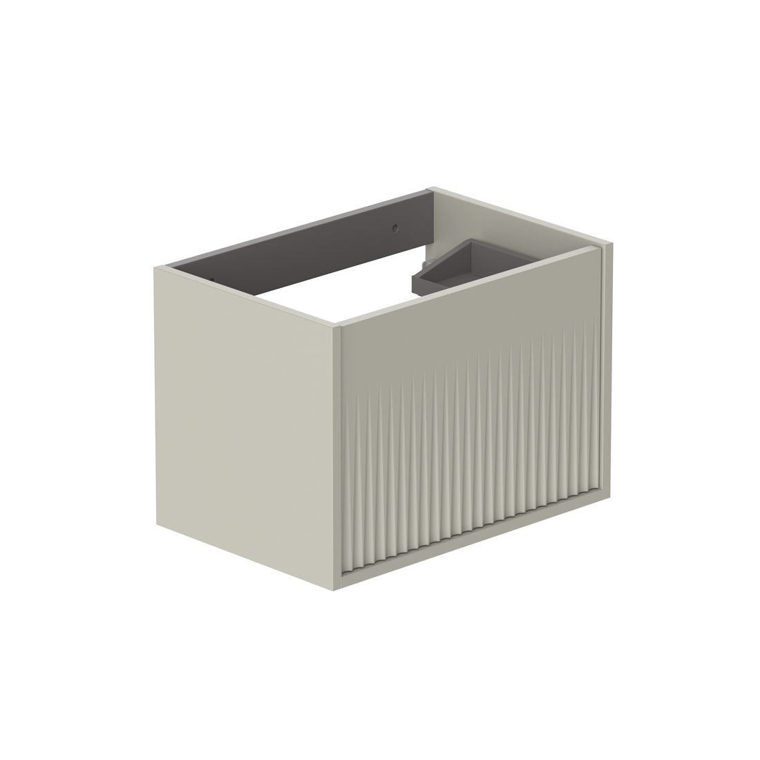 Vado Safari Fluted Wall Mounted 600mm Vanity Unit