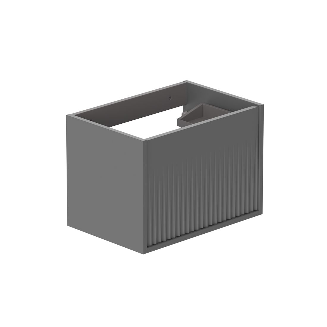 Vado Safari Fluted Wall Mounted 600mm Vanity Unit