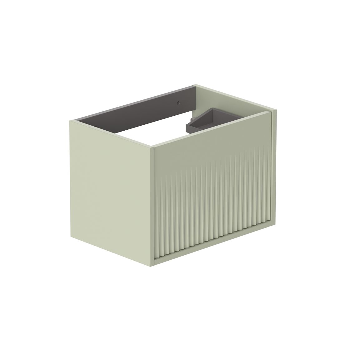 Vado Safari Fluted Wall Mounted 600mm Vanity Unit