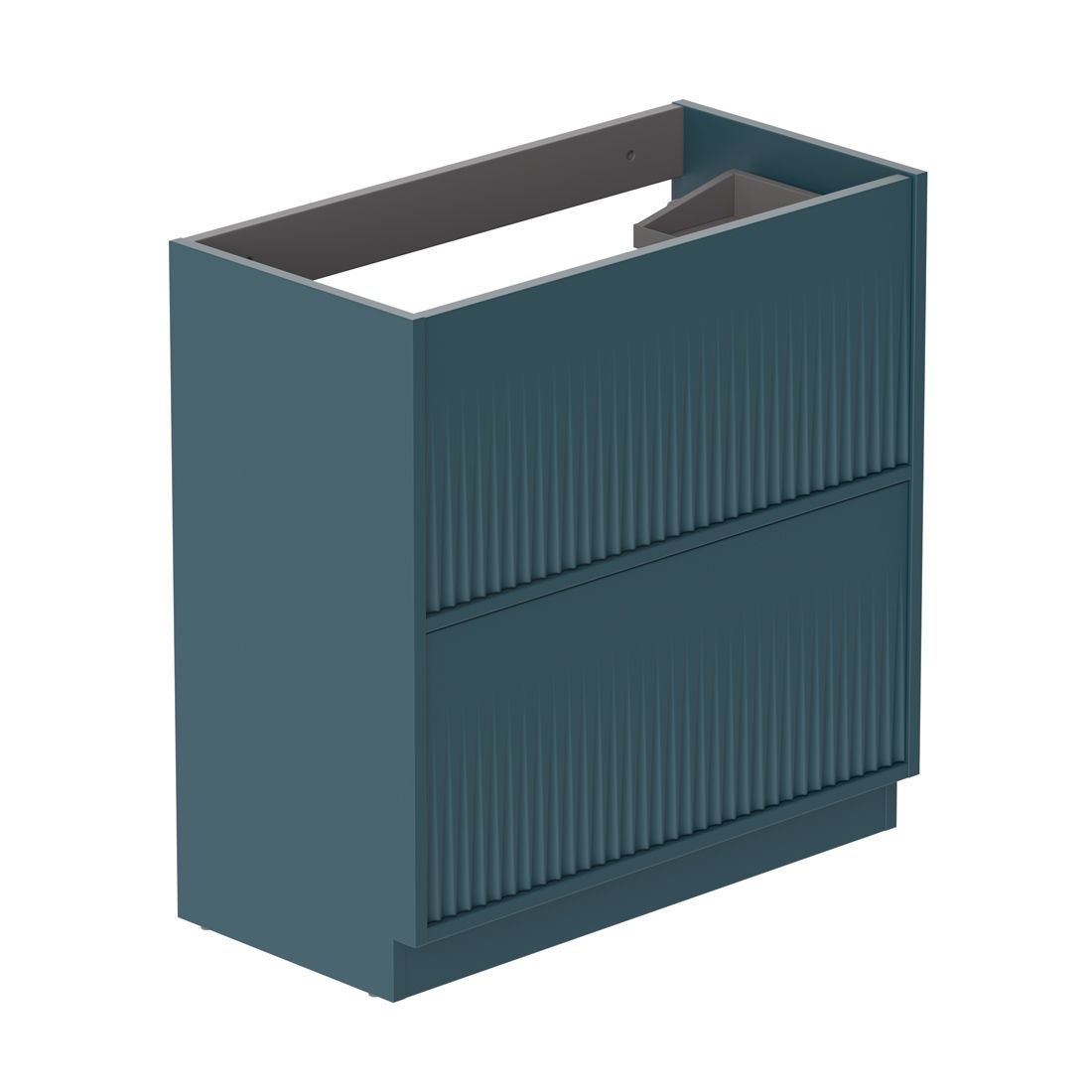 Vado Safari Fluted Floor Mounted 800mm Vanity Unit